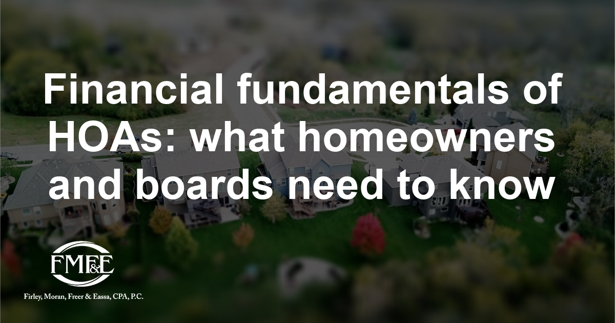 Fmfe Financial fundamentals of HOAs: what homeowners and boards need to know ...