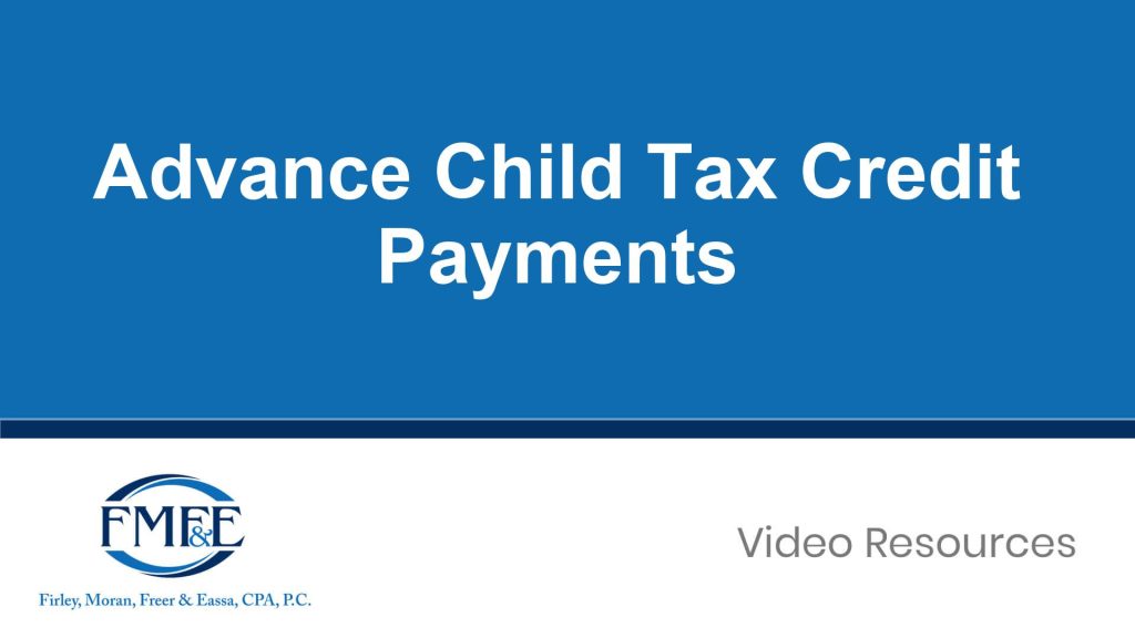 Advance Child Tax Credit Payments