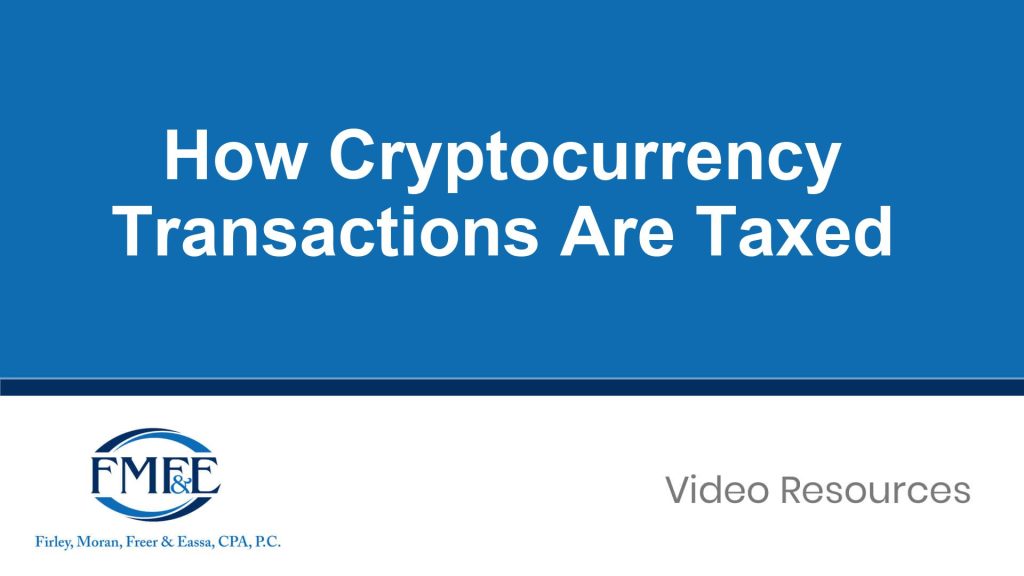 How Cryptocurrency Transactions Are Taxed