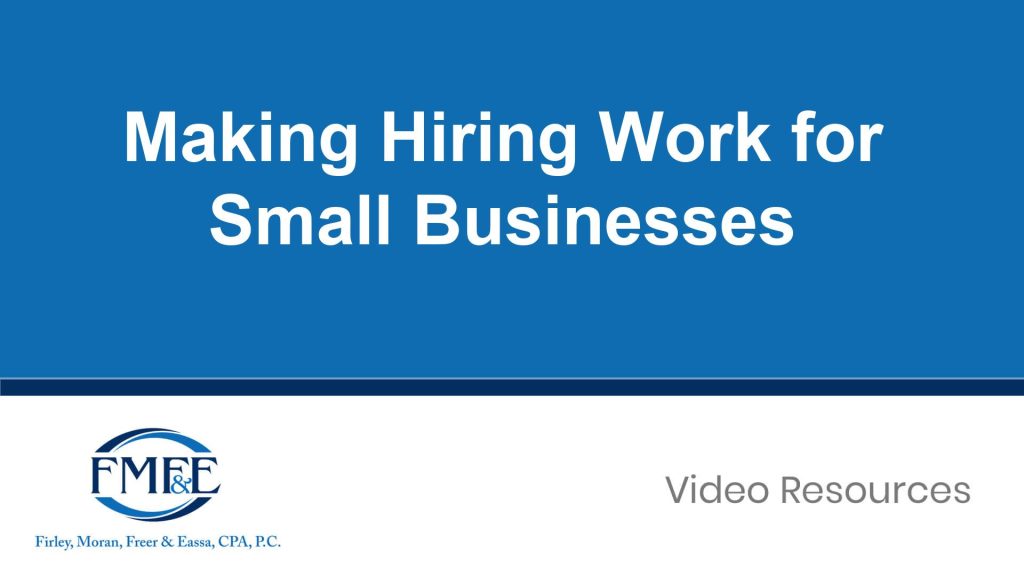 Making Hiring Work for Small Businesses