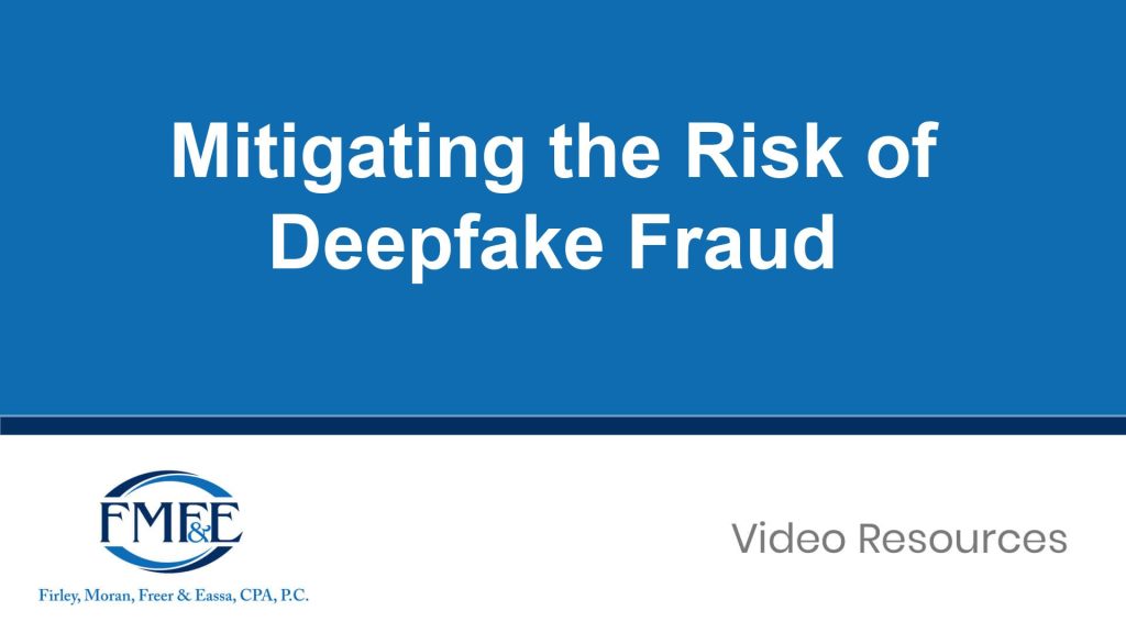 Mitigating the Risk of Deepfake Fraud