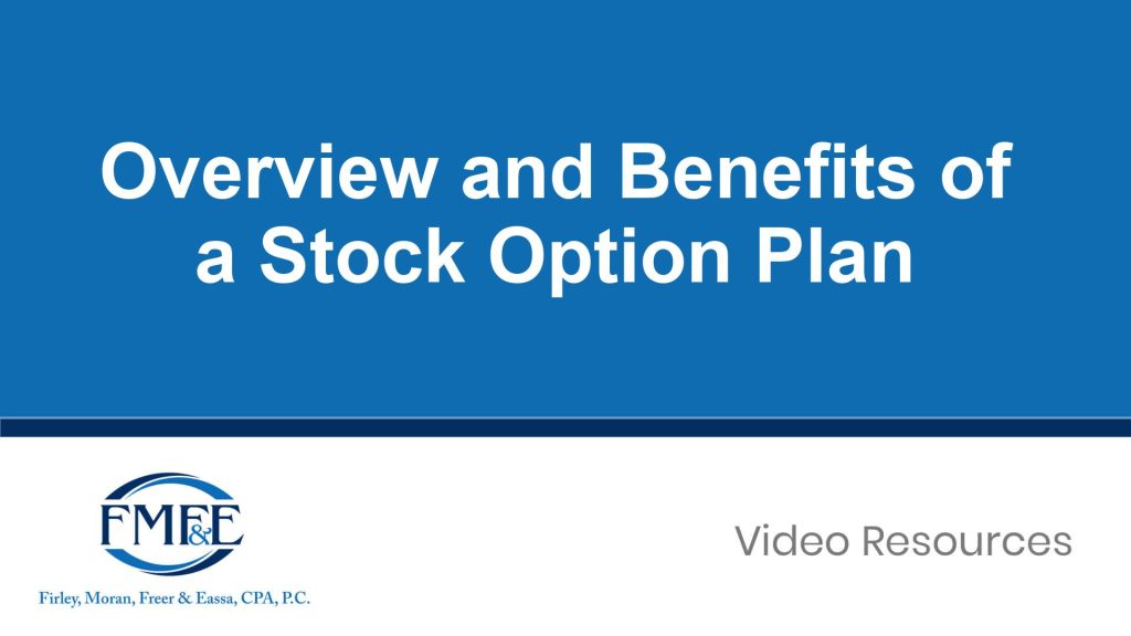 Overview and Benefits of a Stock Option Plan