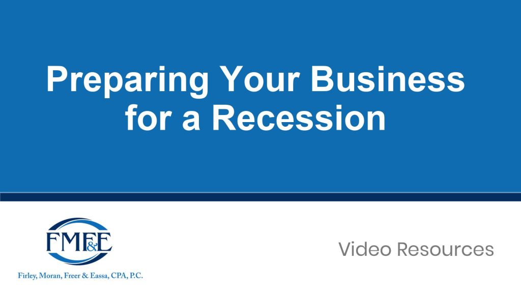 Preparing Your Business for a Recession