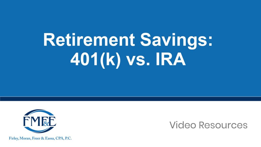 Retirement Savings: 401(k) vs IRA