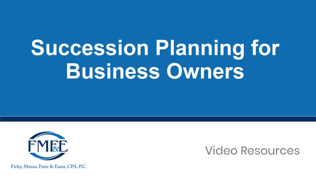 Succession Planning for Business Owners
