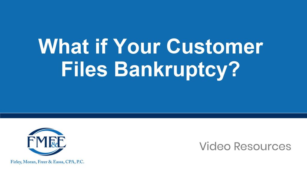 What if Your Customer Files Bankruptcy?